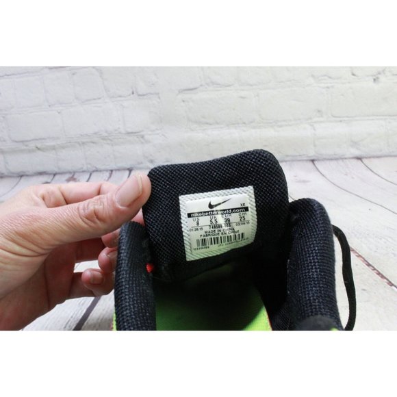 Nike Air Zoom Elite 8 Green Pink Mesh Low Top Sneaker Running Shoes Size 8 - Picture 8 of 9